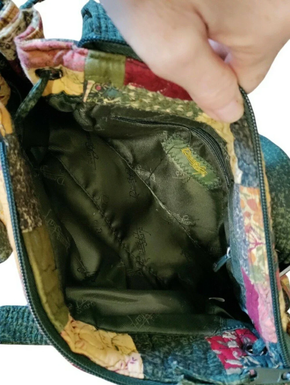 Donna Sharp Patchwork Shoulder Bag Purse Cottagecore Boho Y2K